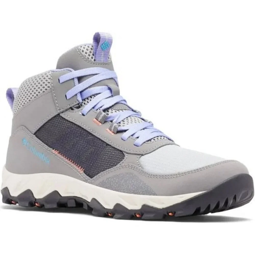 Columbia Flow Centre Hiking Boots Womens 9.5 Steam Fairytale Blue Grey - Picture 1 of 7